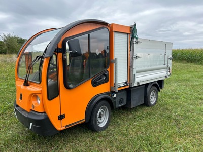 Goupil G3 Elektrofahrzeug mit Kipperbrücke