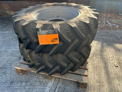 2 pneus 380/70R28 Kleber Fitker