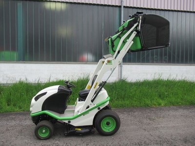 Etesia Rasentraktor Rasenmäher Hydro 100 Diesel, mit Hochentleerung