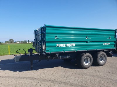 Dreiseitenkipper Phüringer 4824T / 16 Tonnen / 40 km/h / Druckluftbremse