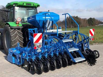 Lemken Zirkon 8 / BLM Profi mit Lemken Doppelscheibenschar - professionelle Ablage, leichte Säkombi