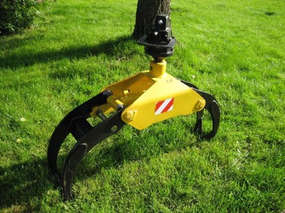 Holzzange mit Rotor /Holzgreifer/ Forstgreifer/grappin à bois/