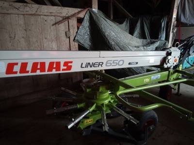 a vendre andaineur claas liner650 twin