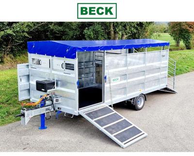 Tiertransportanhänger "BECK" / Typ: EV (Einachser)