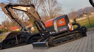 Tunnelbagger Akula DR300 Kubota Abbruchroboter