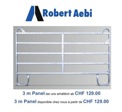 Weidepanel 3m ab 129.- Aktion