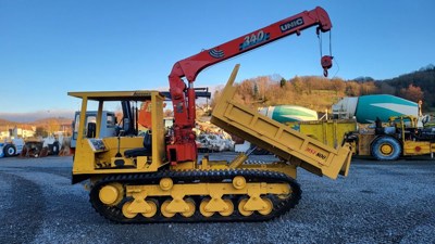 Raupendumper Morooka   MST800 E mit Kran