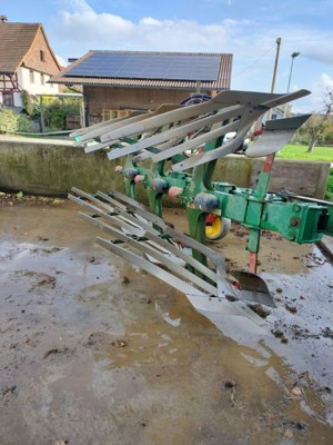 Pflug mit Steifenriestern