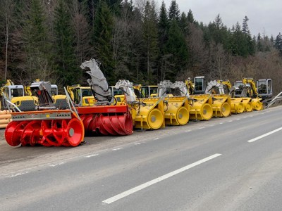 Schneefräse Zaugg passend zu Unimog