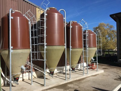 Silo aus Polyester