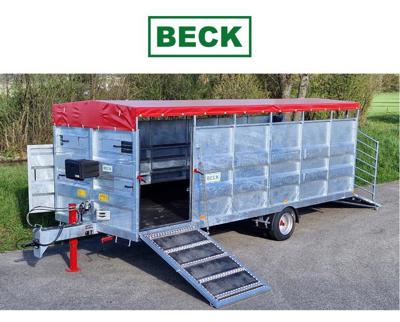 Tiertransportanhänger "BECK" / Typ: EV (Einachser)