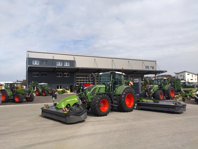 Mähkombination Fendt Slicer 860 KC