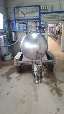 Tank à Lait Mobile 1400 litres