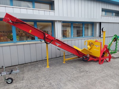 Scie à chevalet avec tapis 4 mètres Rabaud Xyloscie 700T Pro 2