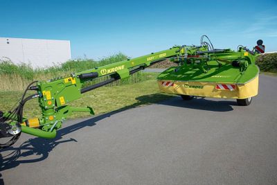 Krone Demomaschine TC 320 CV gezogenes Scheibenmähwerk