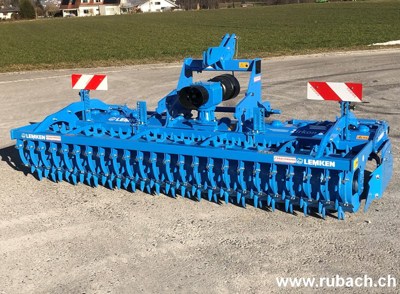 Lemken, Zirkon 8/300 (bis 170 PS) >> 12 Rotoren, Zahnpackerwalze, Planierbalken hinten Zentralverste