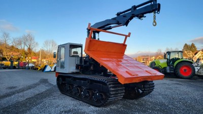 Raupendumper Morooka MST1500 mit Kran