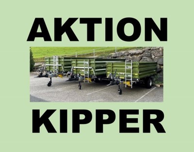 3-Seiten Kipper Fliegl AKTION von 2 bis 16 Tonnen in diversen Varianten ab Lager!